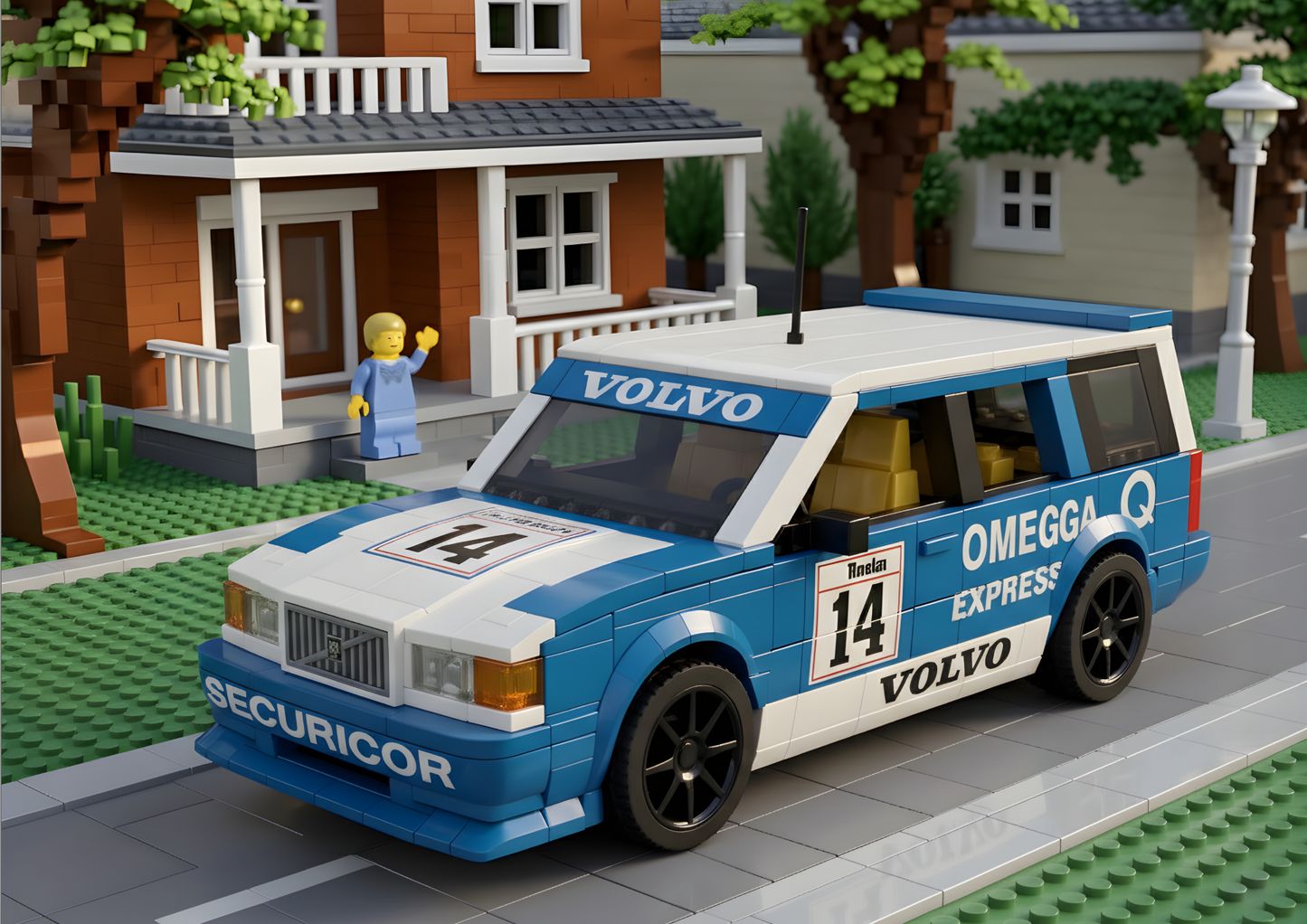 Volvo 850 Estate BTCC Poster (1994) | Teknisk Bilposter