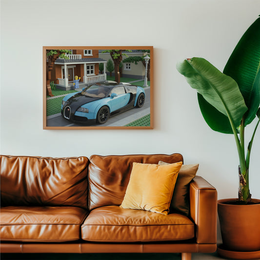 Bugatti Veyron Inspirerad Poster (2005–2015)