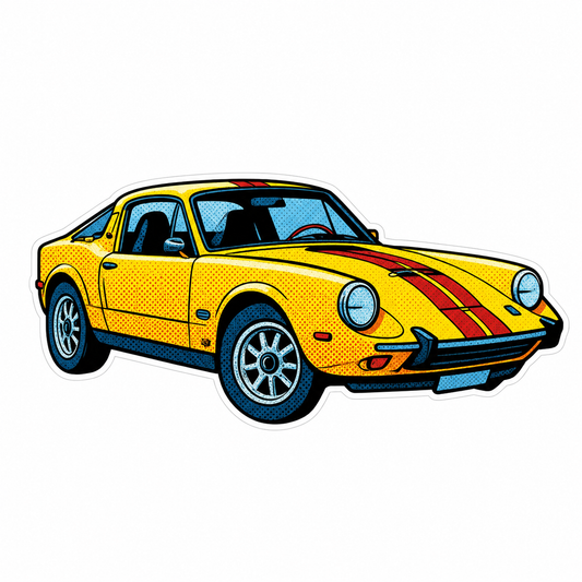 Saab 9-3 SportCombi Sticker | Pop Art | NEXO