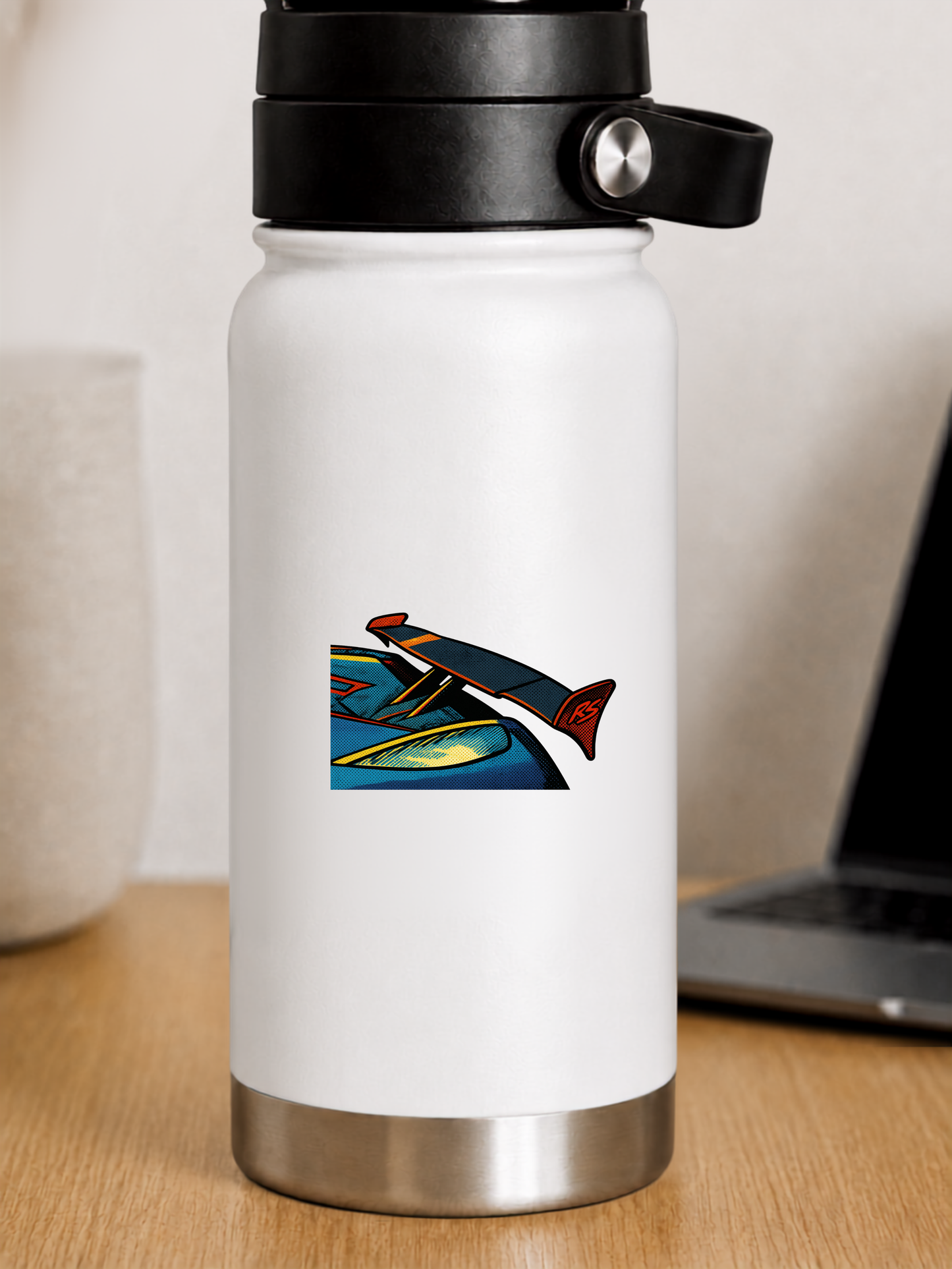 Koenigsegg Agera RS Edition Bakvinge Pop Art-klistermärke – 6.8  cm