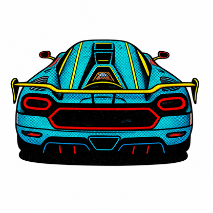 Koenigsegg Agera RS bakifrån 5.7 cm
