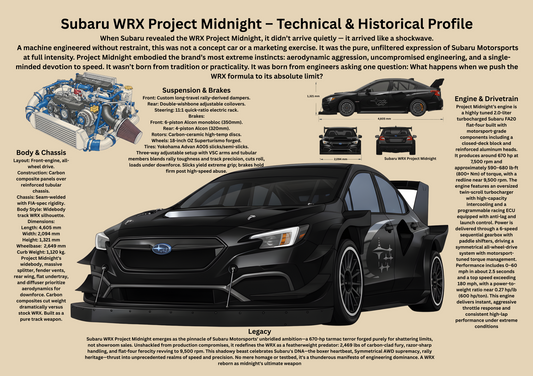 High-Performance AWD Rally Car Poster – Technical &amp; Historical Profile (2024–Present)