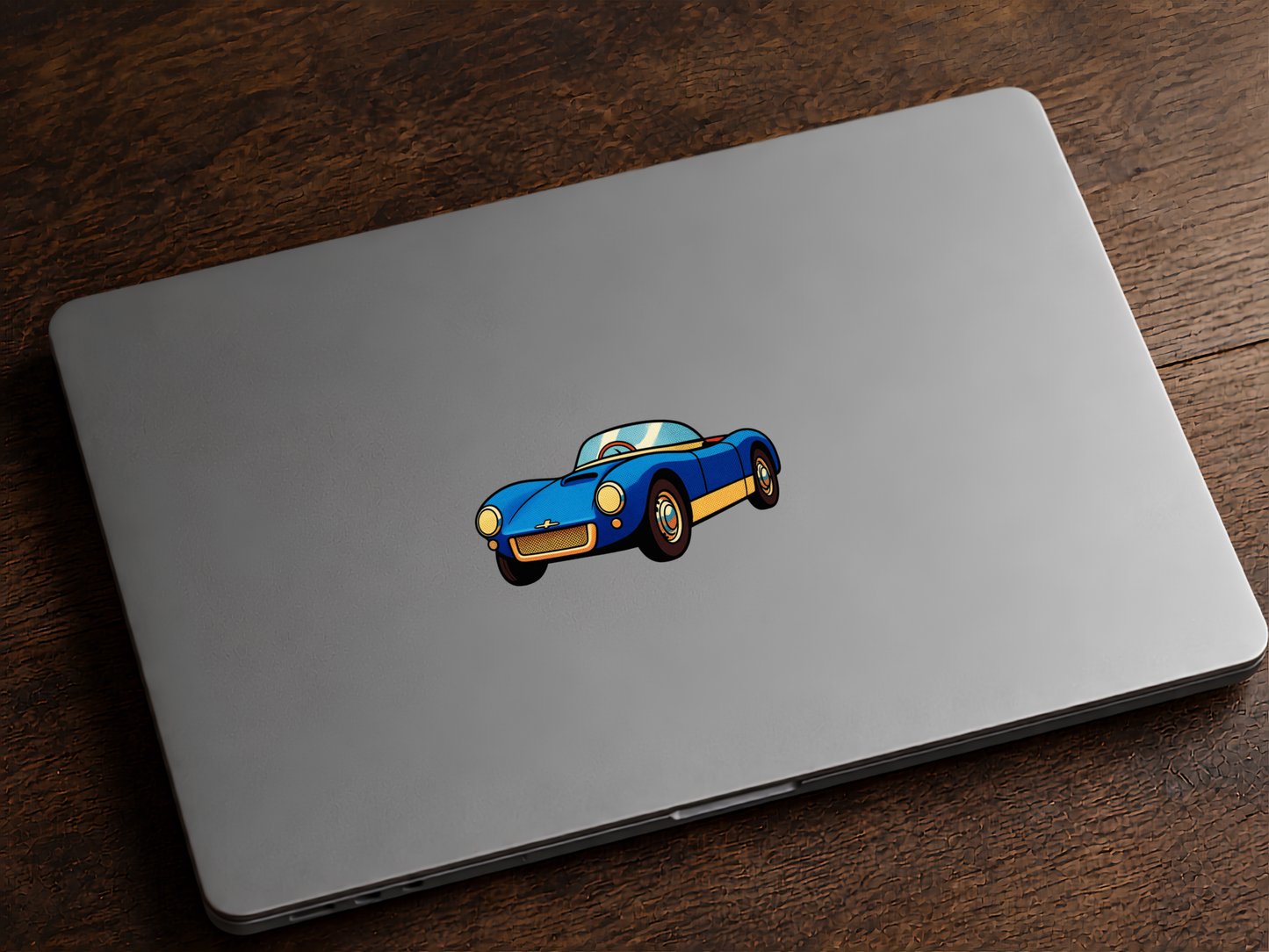Saab Sonett Sticker – Retro Swedish Sports Car Vinyl Decal | Classic Vintage Car Laptop Sticker |  Gift for Saab Enthusiasts