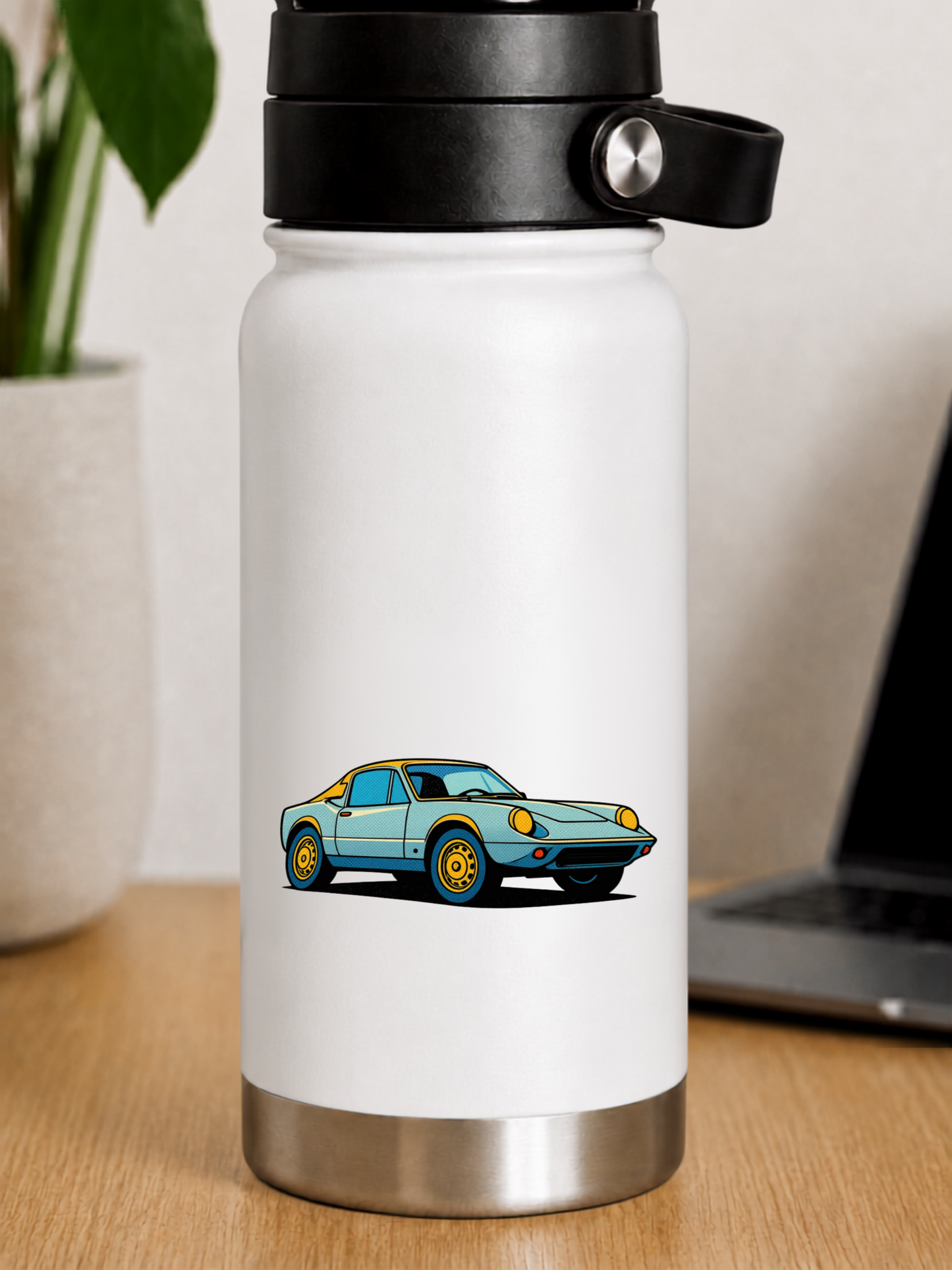 Saab  Sticker | Retro Pop Art Classic Car Decal | NEXO