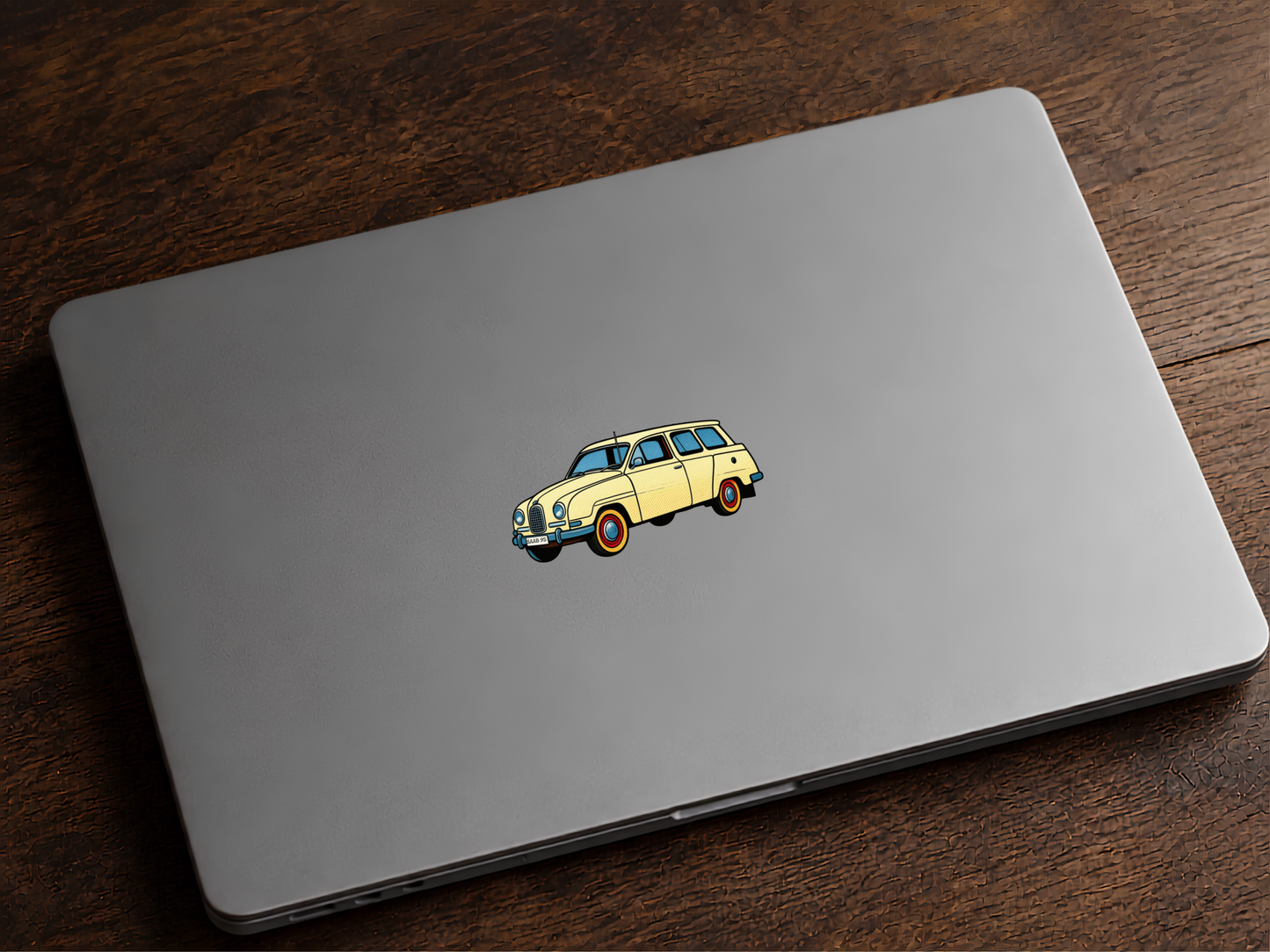 SAAB 95 Retro Sticker – Vintage Classic Wagon Illustration