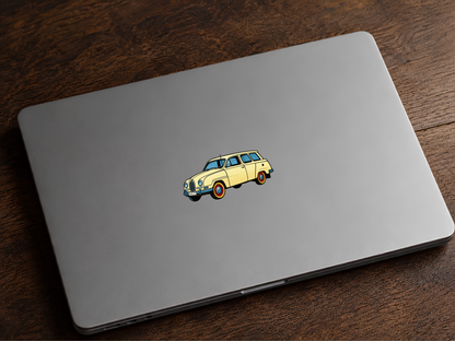 SAAB 95 Retro Sticker – Vintage Classic Wagon Illustration