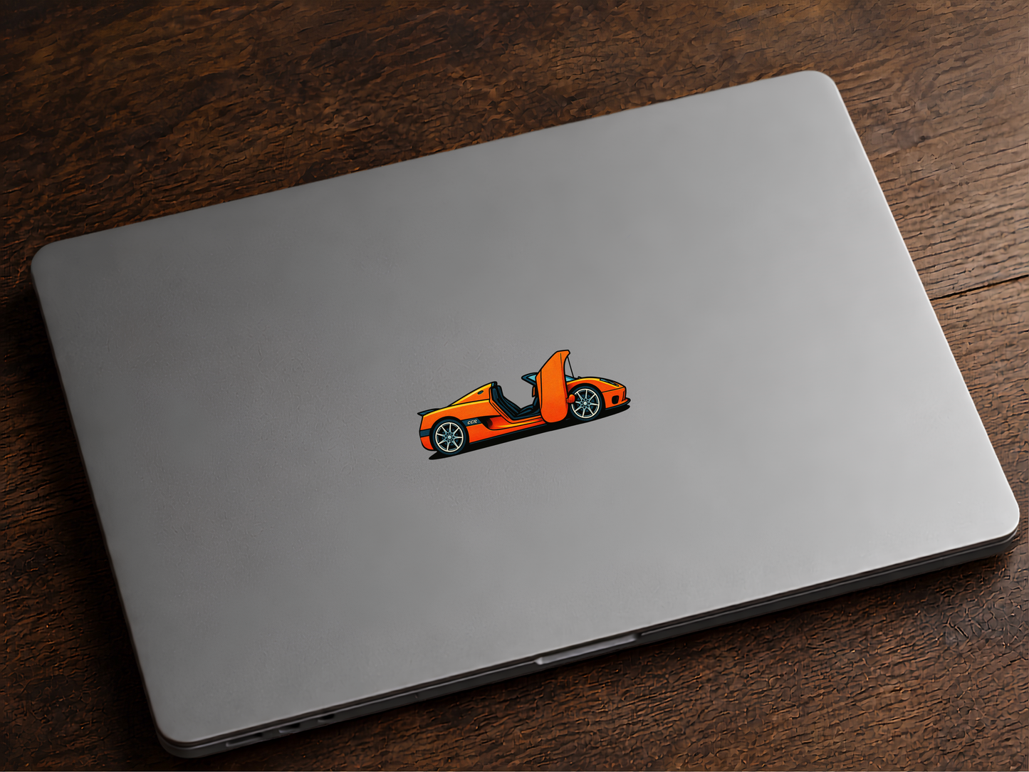 Koenigsegg CCR Klistermärke – Retro Pop Art Hyperbil Sticker 8.5 cm