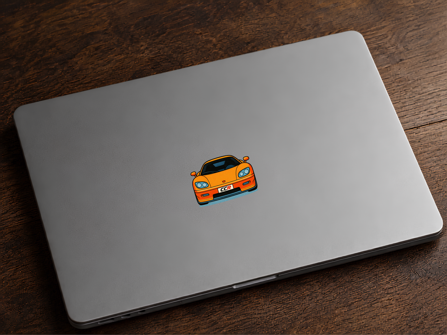 Koenigsegg CCR Front Klistermärke – Retro Pop Art Hyperbil 5.6 cm