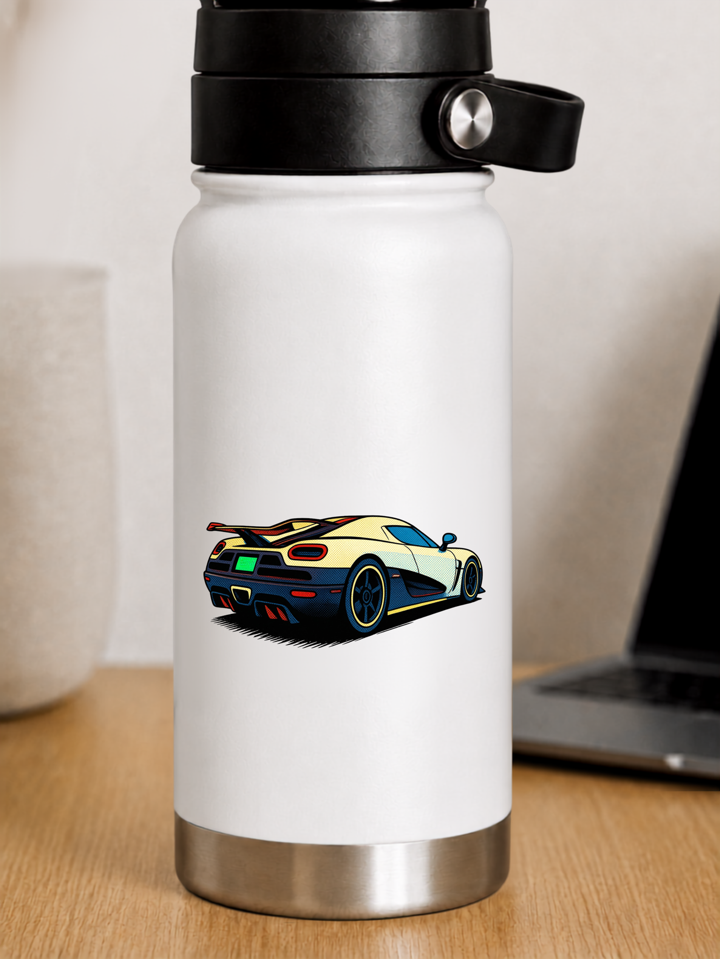 Koenigsegg Agera R bakifrån 7.4 cm lång