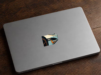 Koenigsegg One:1 detaljklistermärke 6.6cm lång