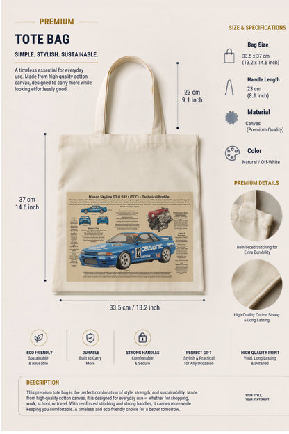 Nissan Skyline GT-R R32 JTCC Tygkasse – Motorsportdesign