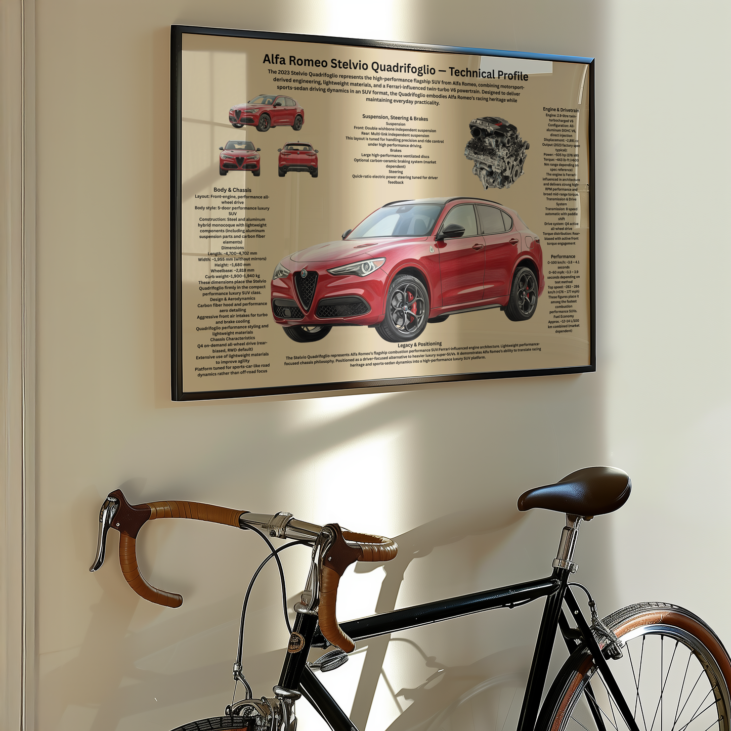 Italian Lightweight Sports Car Poster – Technical & Historical Profile