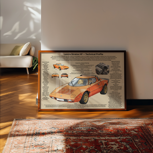 Classic Rally Legend Poster – Technical & Historical Profile (1973–1978)