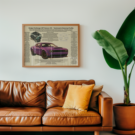 Extreme Supercharged Muscle Car Poster – Technical & Historical Profile (2023)